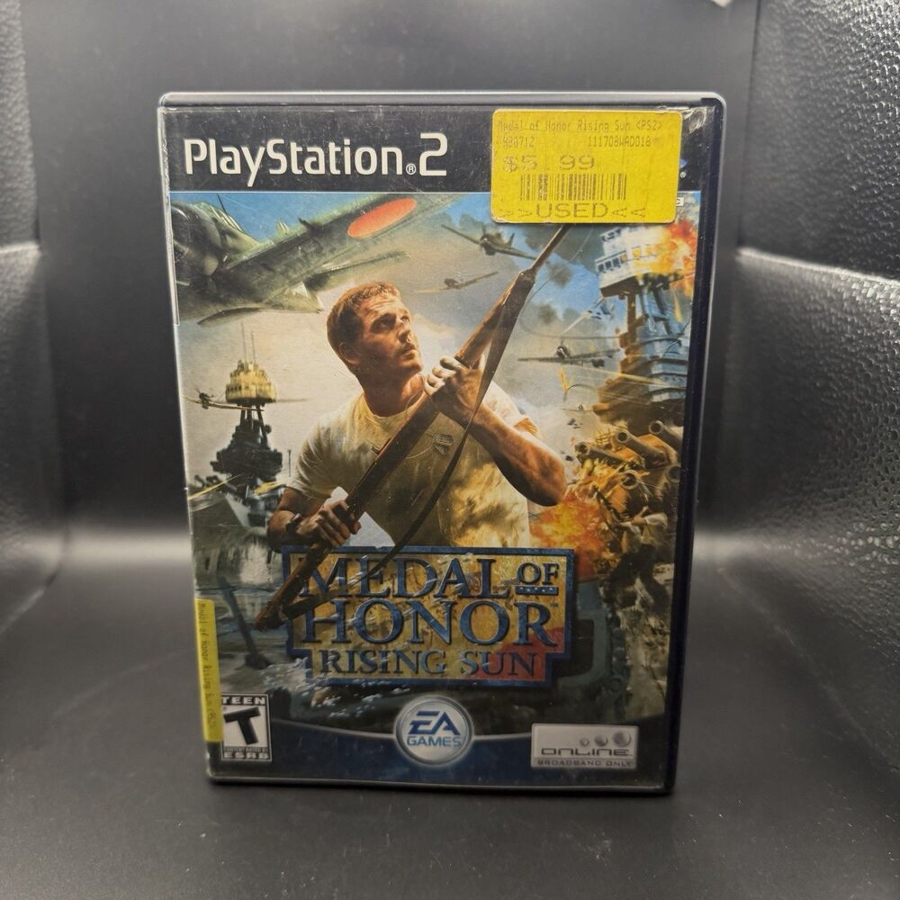 Medal of Honor Rising Sun PS2 PlayStation 2 - Complete CIB